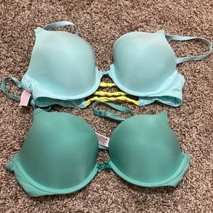 NWOT Victorias Secret Push Up Bras
